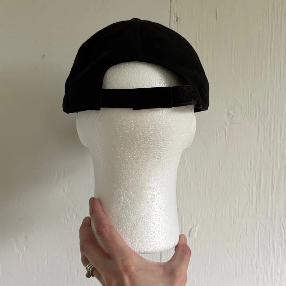 Pendleton Whisky Leather Buck Embroidered Hat | Adjustable Black Cap